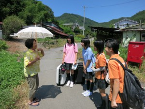 またお出で。1年生だから来年も絶対来ます。